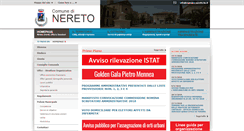 Desktop Screenshot of comune.nereto.te.it
