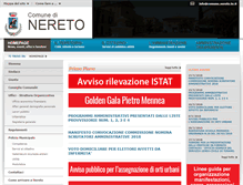 Tablet Screenshot of comune.nereto.te.it